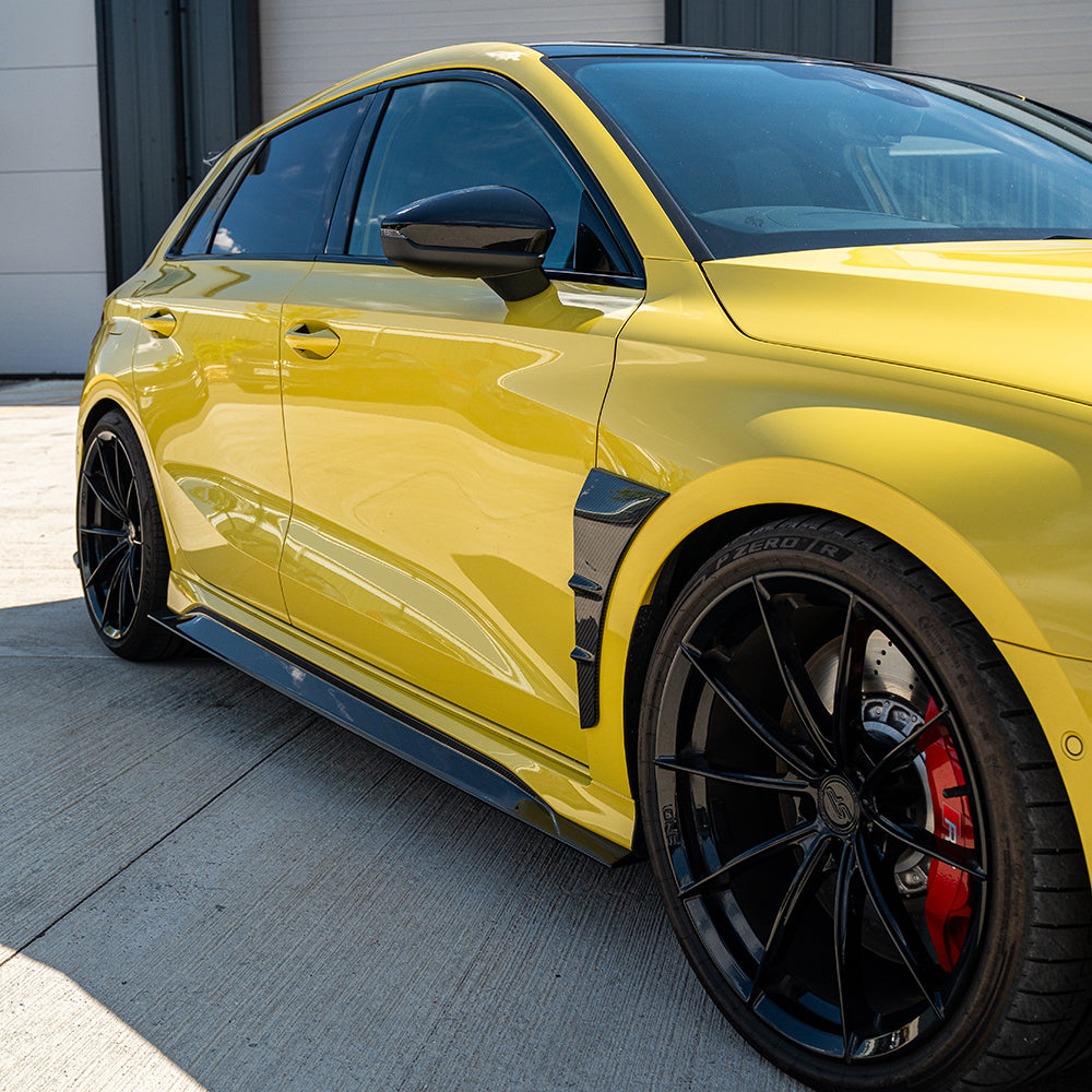 CADI RS3 8Y 2025+ Sportback carbon fibre kit by CT Carbon, featuring full exterior panels and aerodynamic design elements.