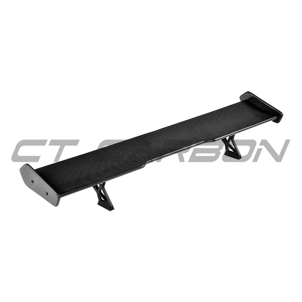 CT Carbon BMW M2 M3 M4 F80 F82 F87 carbon fibre spoiler V3, showing sleek aerodynamic design on a sports car.