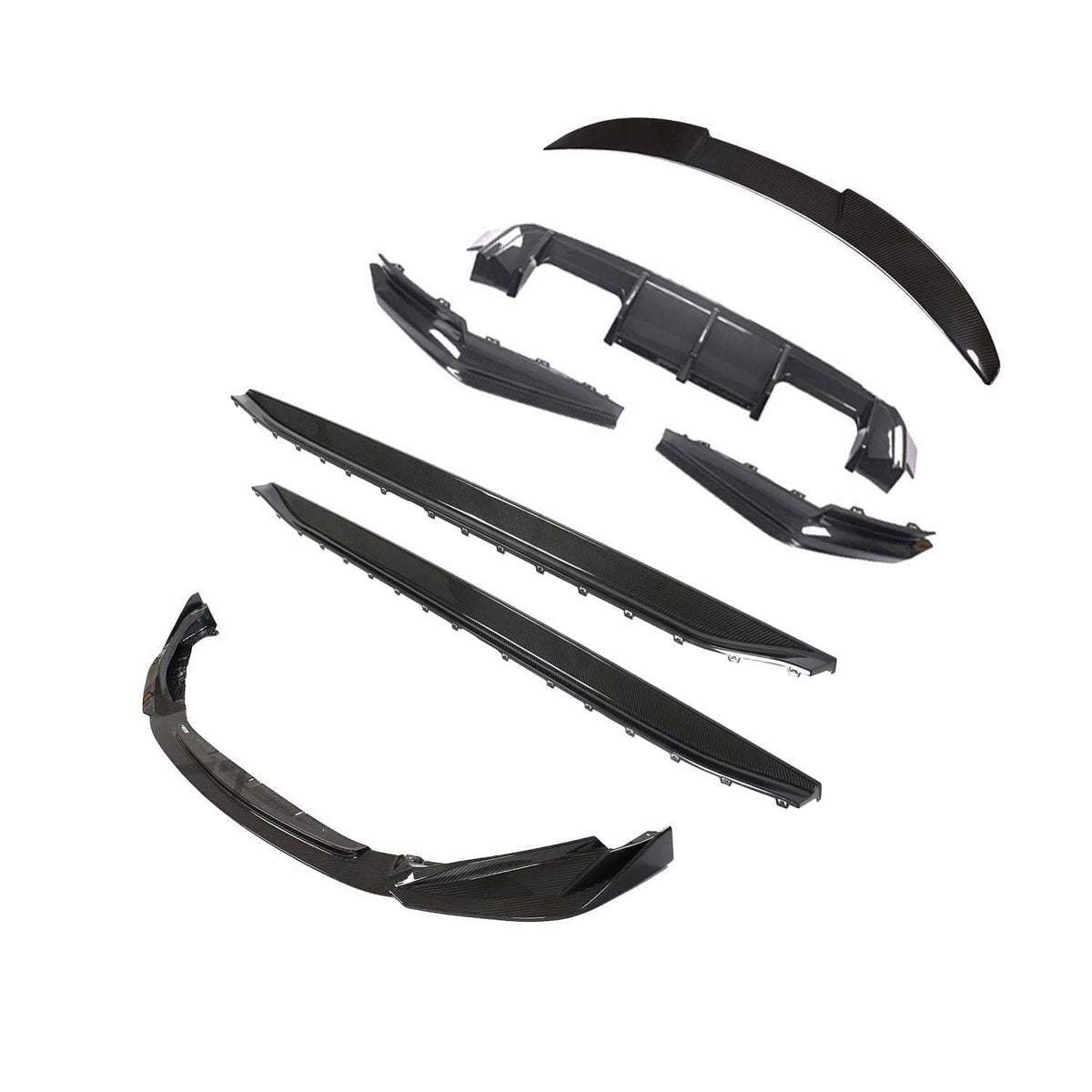 BMW G80 M3 full carbon fibre kit by CT Carbon, featuring lightweight, high-performance carbon fibre components for the G80 M3.