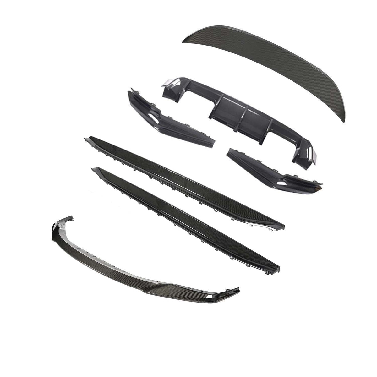 BMW G80 M3 full carbon fibre kit by CT Carbon, showcasing lightweight, high-performance carbon fibre components for the vehicle.
