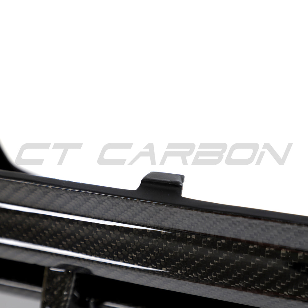 Hyundai i30N carbon fiber diffuser for facelift model by CT Design, showcasing sleek carbon fiber finish and aerodynamic design.