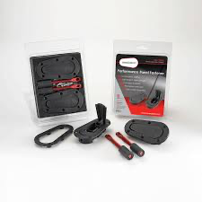 AeroCatch 120 Plus flush bonnet latch catch for car hoods, showing the sleek metal design and installation details.
