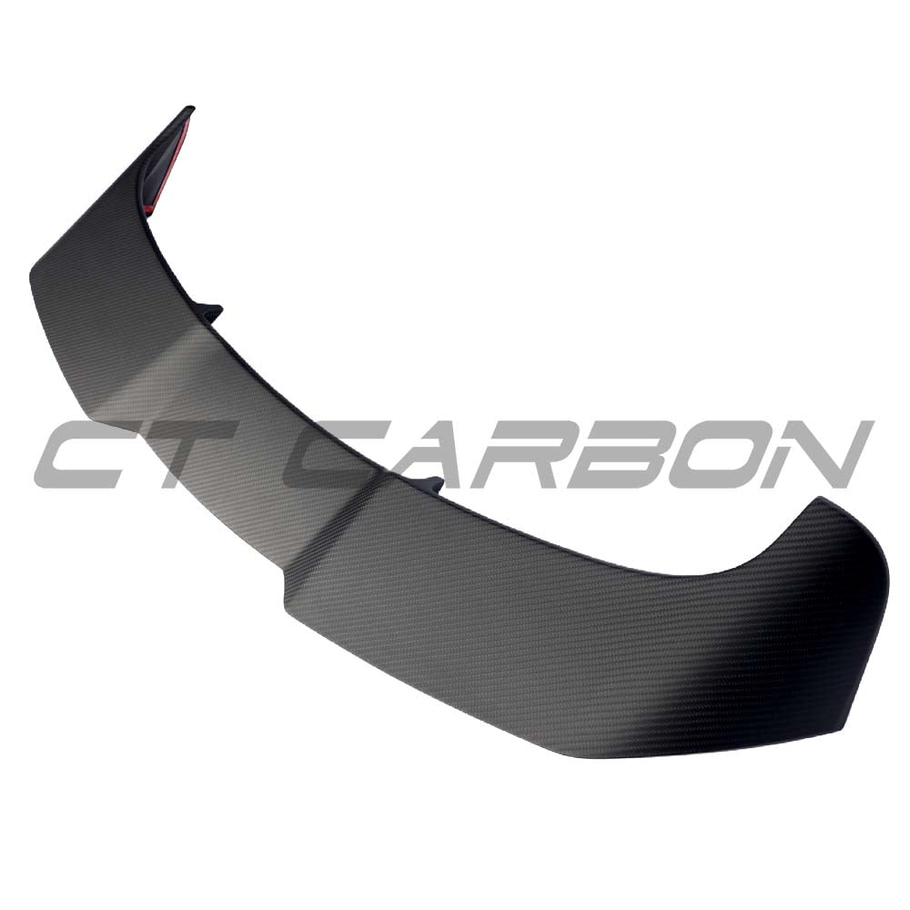 Audi RS6 C8 full matte carbon fiber kit by CT Carbon, featuring sleek, textured carbon fiber panels for enhanced vehicle style.
