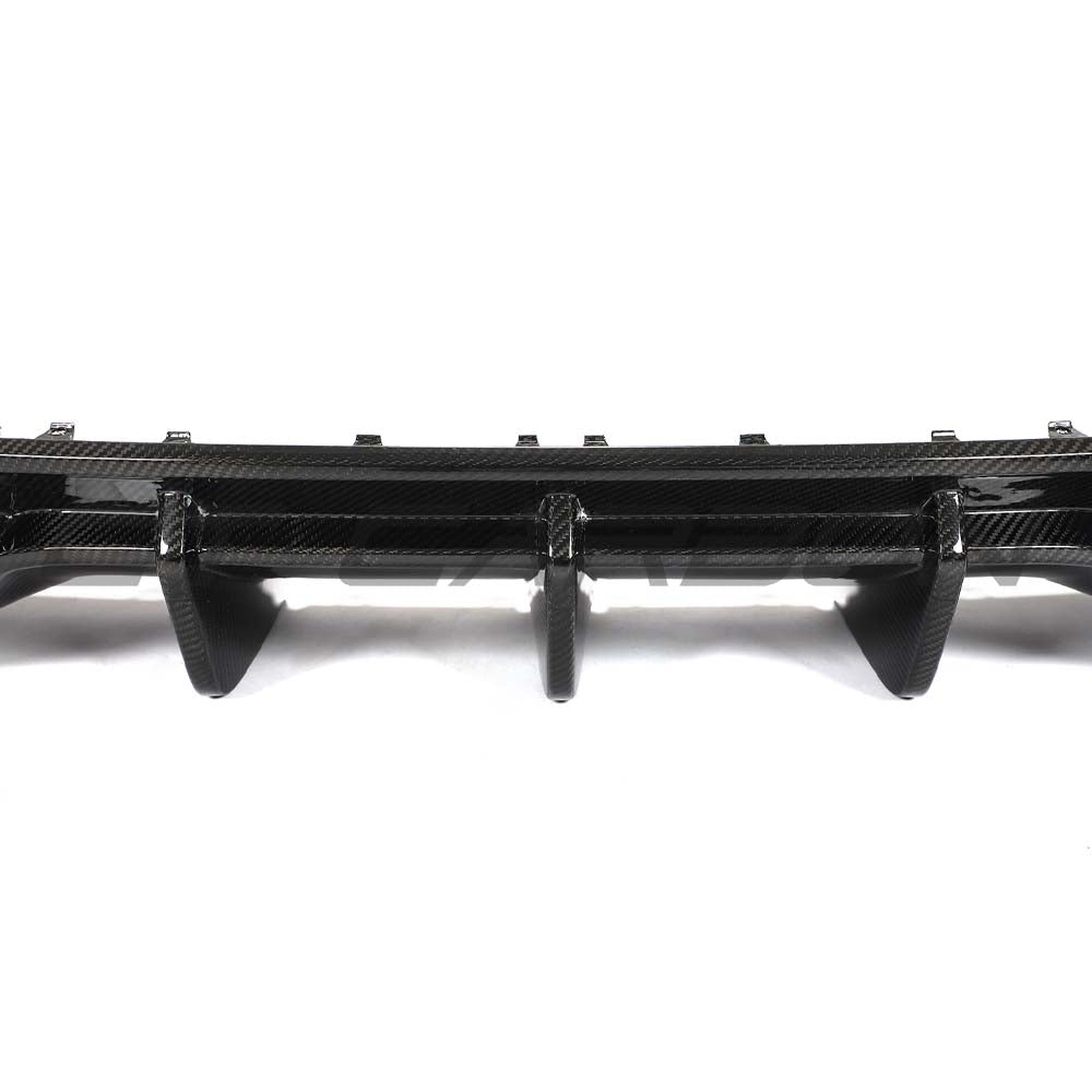 Full carbon fiber kit for Audi RS3 8Y Sportback by CT Carbon, showcasing lightweight, high-performance exterior parts.