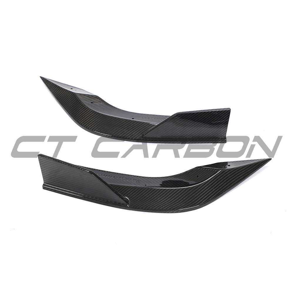 Full view of a CT Carbon Audi RS3 8Y Sportback full carbon fibre kit V3, showcasing aerodynamic exterior components.