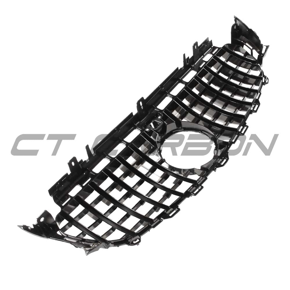 MERCEDES W213 & C238 2017-2020 E-CLASS GLOSS BLACK PANAMERICA GRILLE