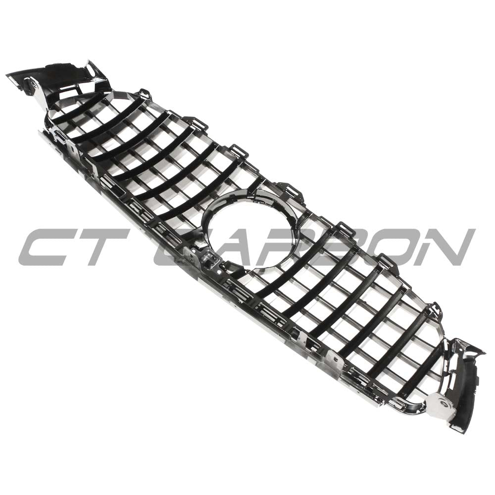 MERCEDES W213 & C238 2017-2020 E-CLASS GLOSS BLACK PANAMERICA GRILLE