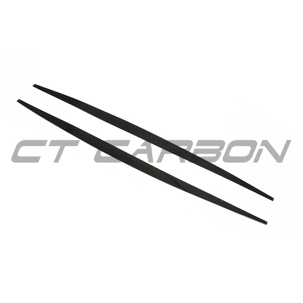 BMW F20/F21 1 Series LCI dual exhaust kit in gloss black by CT Carbon, shown installed on the vehicle.