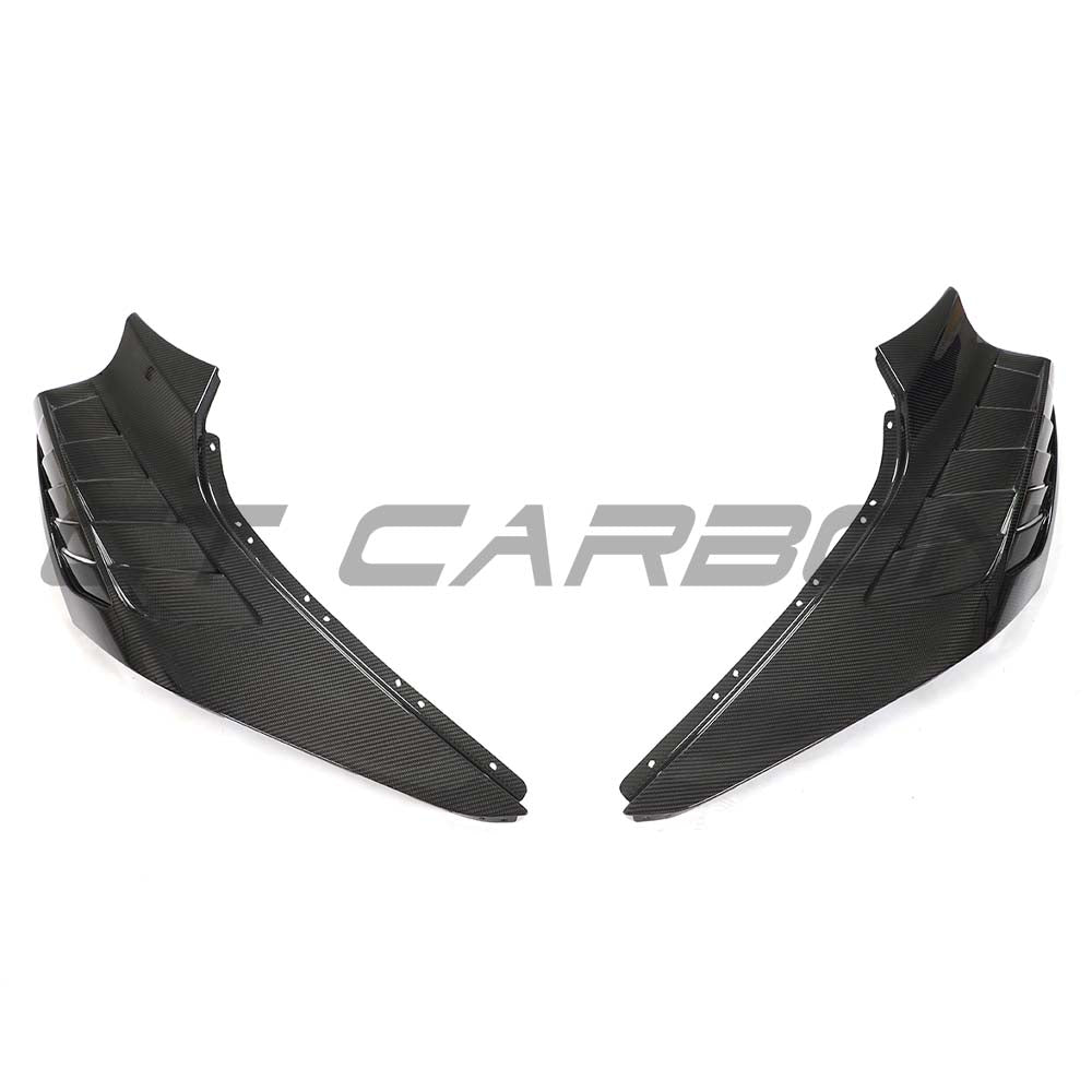 CT Carbon McLaren 720S full carbon kit installed, showcasing sleek carbon fiber panels and aerodynamic design.