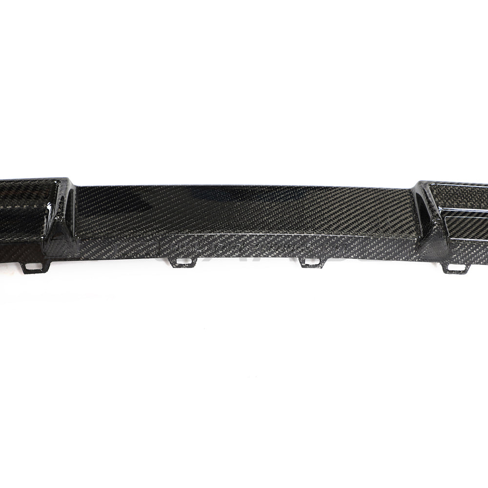 BMW G22 G23 4 Series 2020-2024 CT Carbon V3 lower carbon fibre diffuser for pre-LCI models, showcasing sleek automotive design.