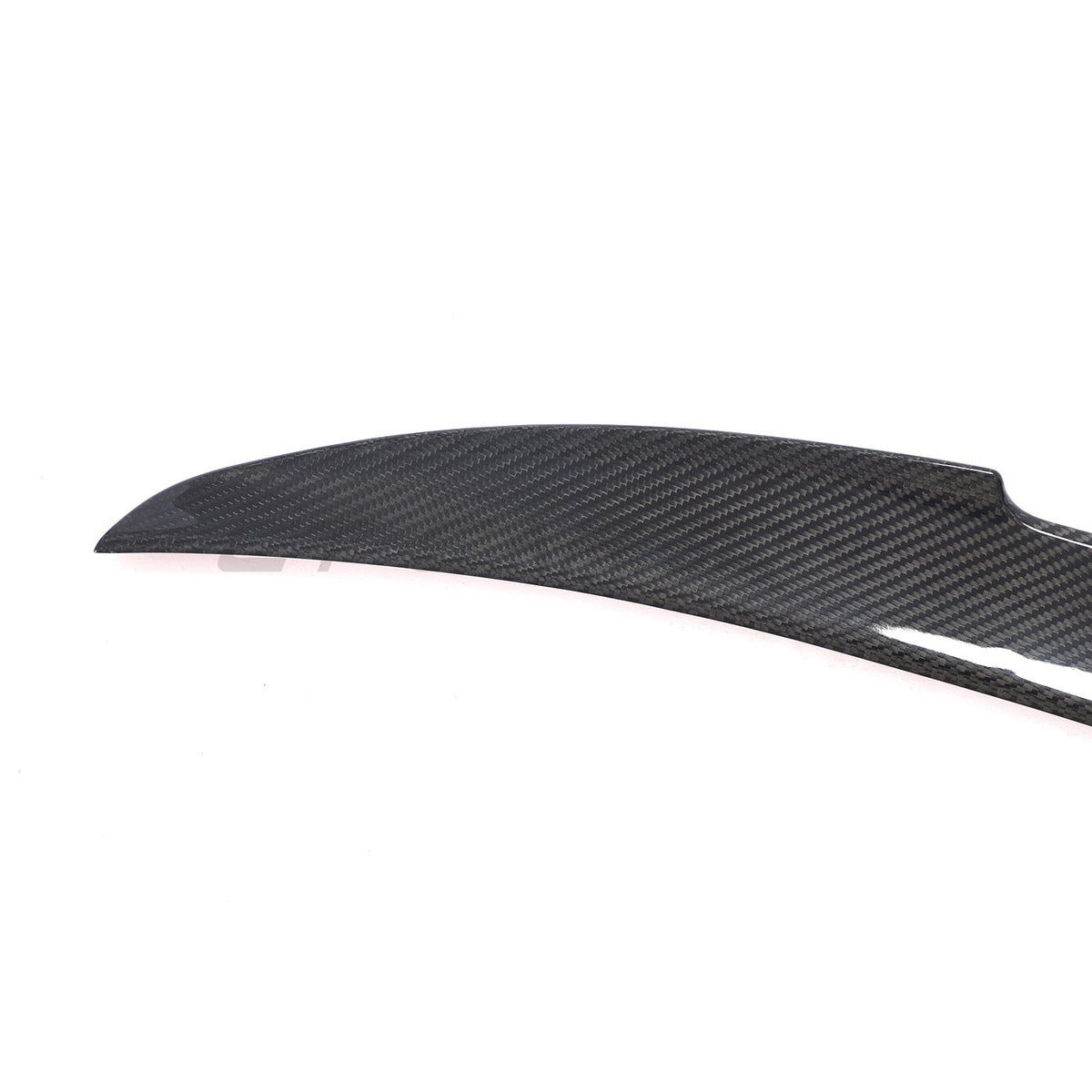 BMW 8 Series M8 G16/F93 2019-2025 CT Carbon fiber spoiler mounted on the car for aerodynamic enhancement.