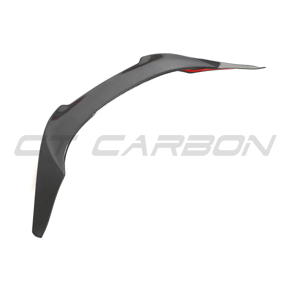 Toyota Supra 2019+ A90 V6 full carbon fiber kit by CT Carbon, showing detailed carbon fiber body panels and aerodynamic enhancements.