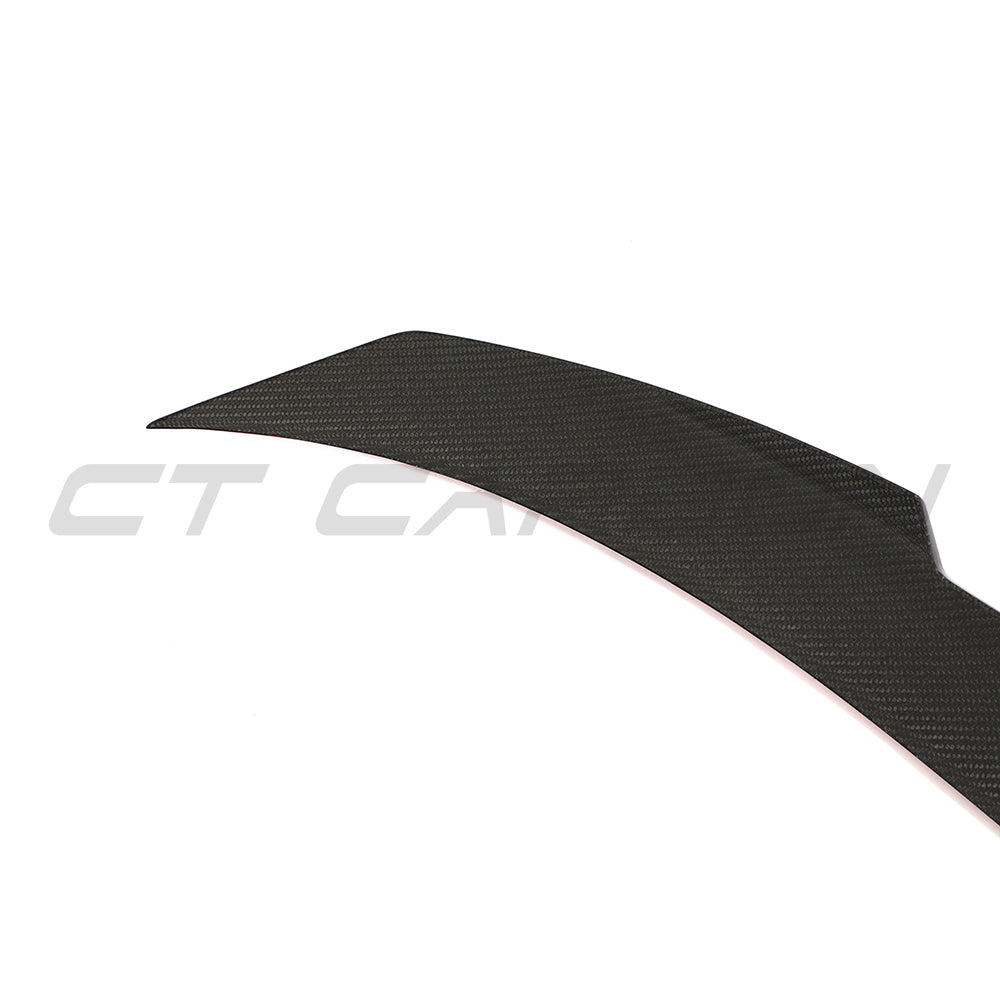 BMW G42 2 Series 2022+ CT Carbon full carbon fibre kit installed, showing front bumper, side skirts, and rear diffuser details.