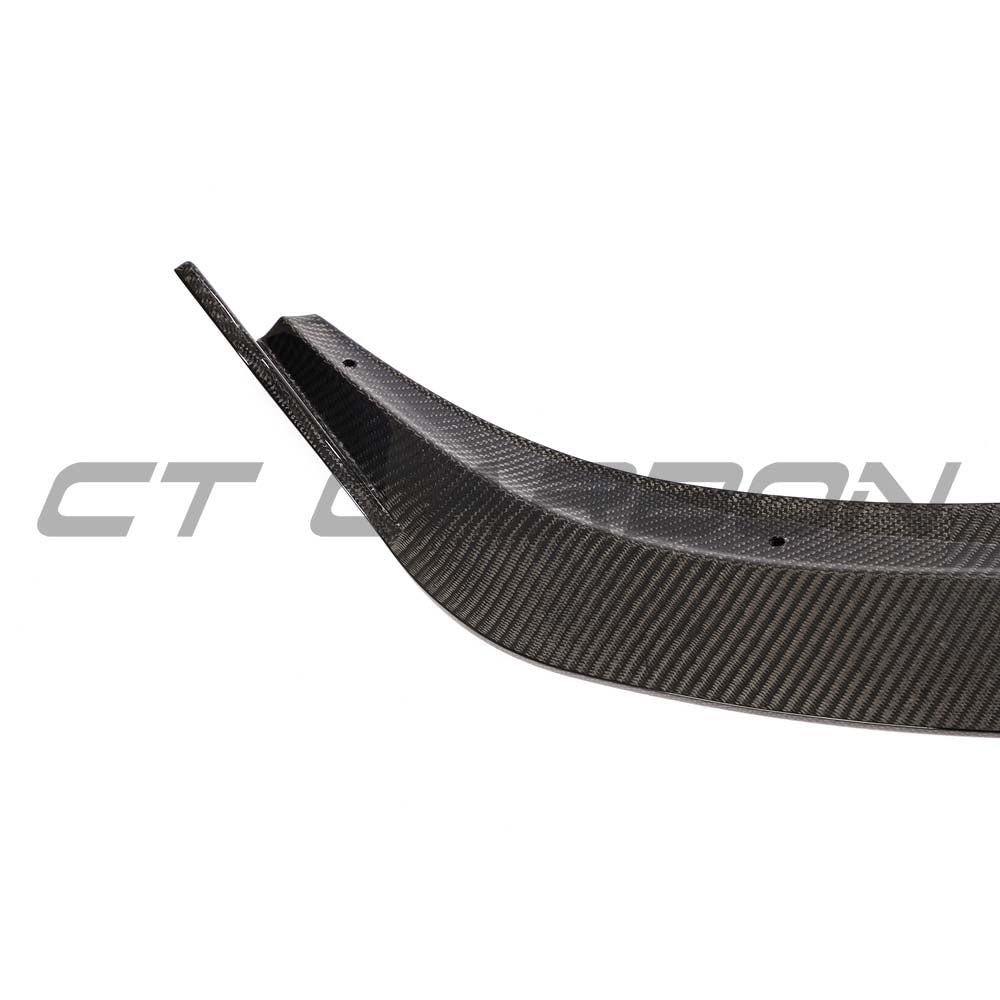 MERCEDES W205 C63 COUPE/CONVERTIBLE CARBON FIBRE SPLITTER - V3 - CT DESIGN