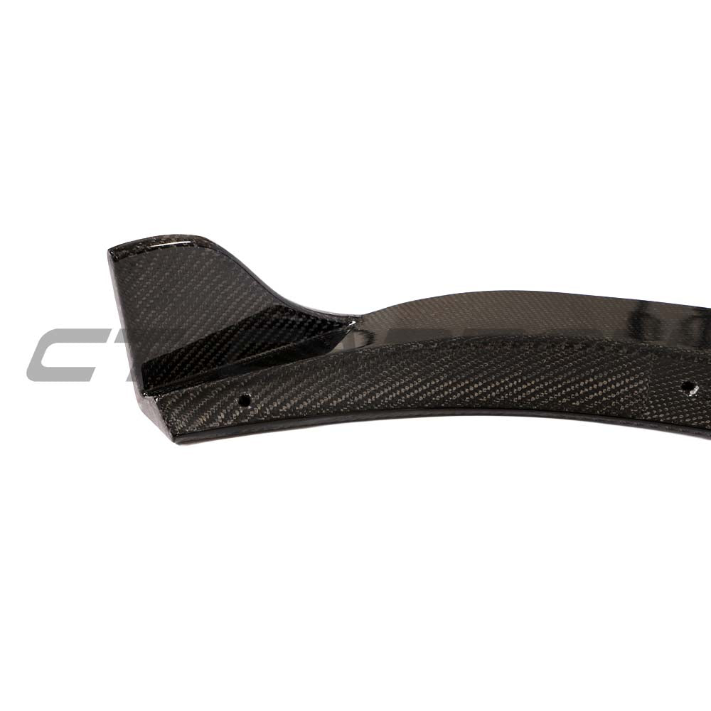 MERCEDES W205 C63 COUPE/CONVERTIBLE CARBON FIBRE SPLITTER - V3 - CT DESIGN