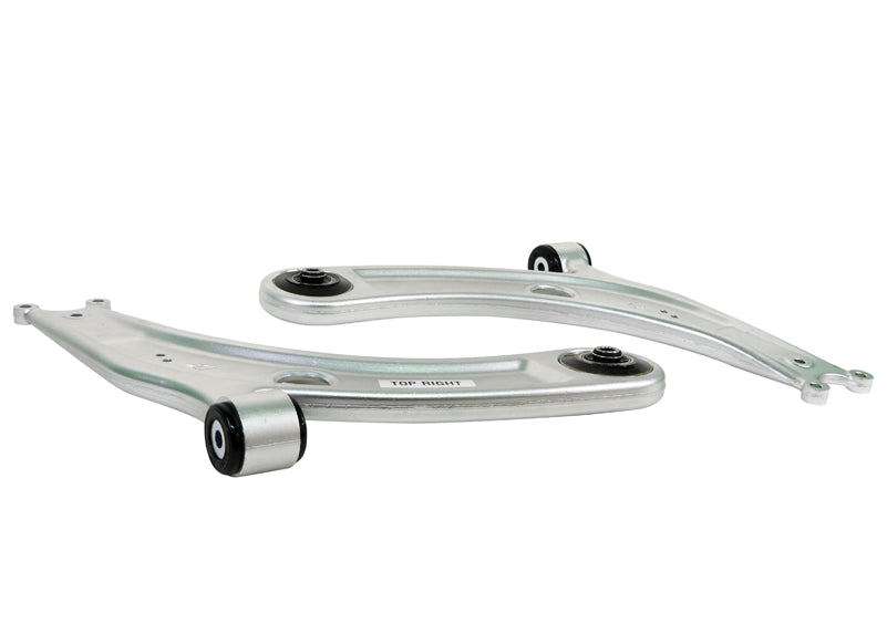 Whiteline alloy wishbone control arm with +2.0deg for Audi A3 S3 and VW Golf Mk7 2013-2019, lower control arm component