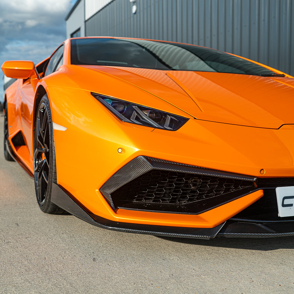 LAMBORGHINI HURACAN LP-610 CARBON FIBRE SPLITTER - CT DESIGN