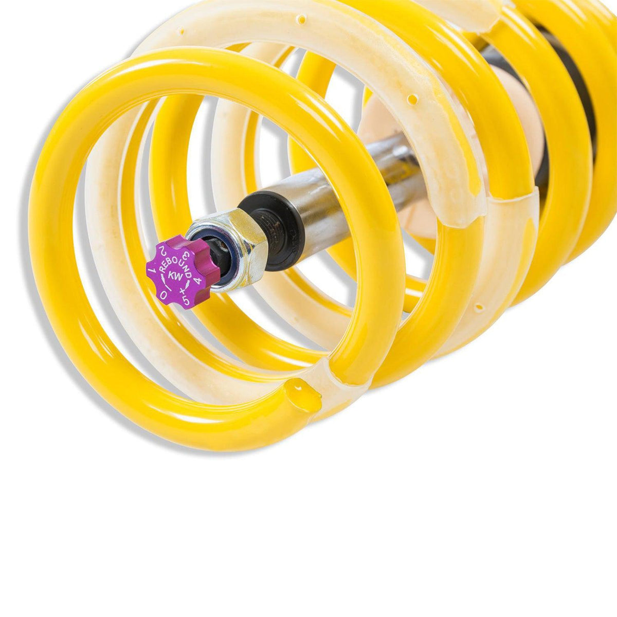 KW Suspension coilover kit for Audi A3, TT, TTS, TTRS with V3 adjustable suspension and EDC deactivation feature.