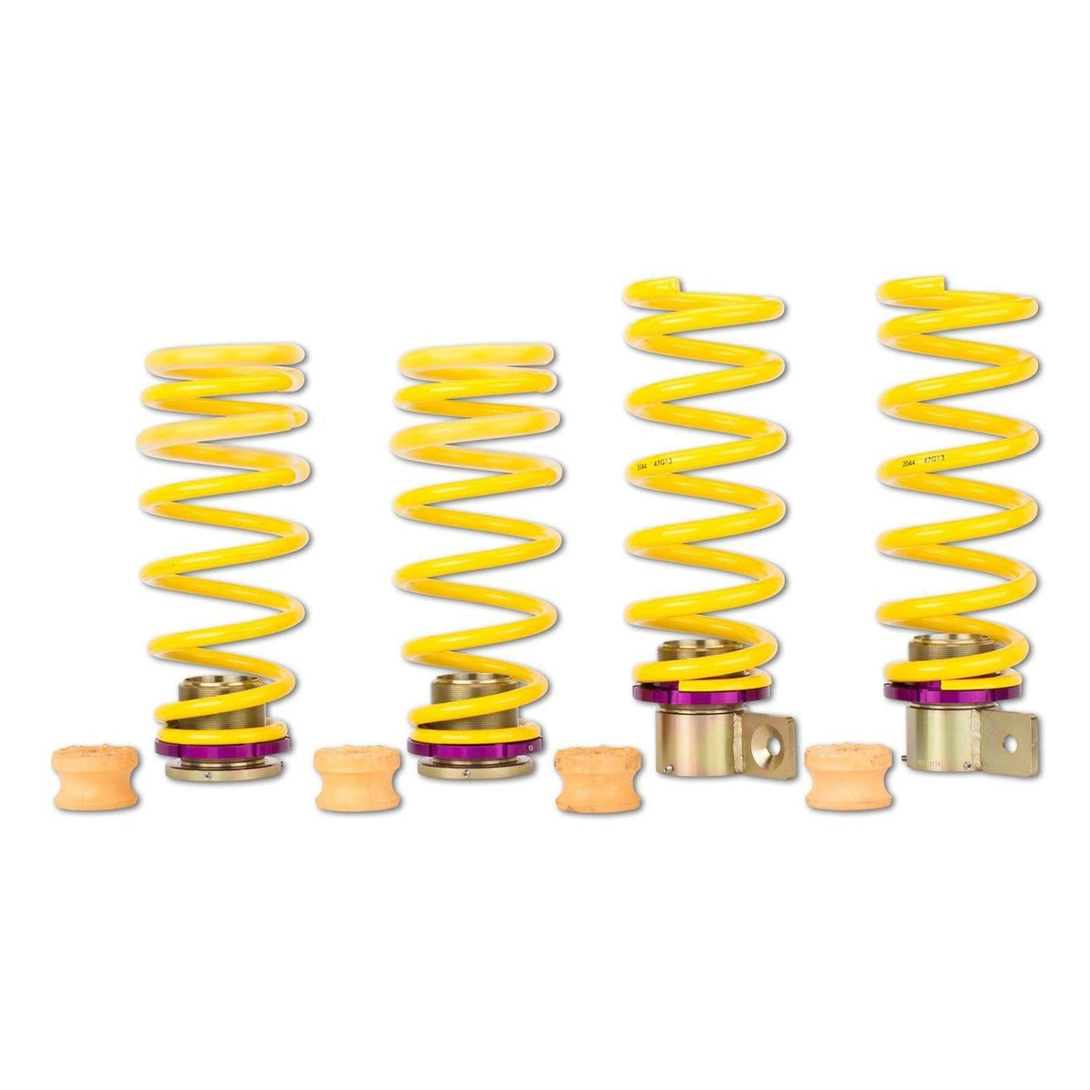 KW Suspension BMW M6 height adjustable lowering spring kit for F12/F13 models, coilover suspension with coil springs.