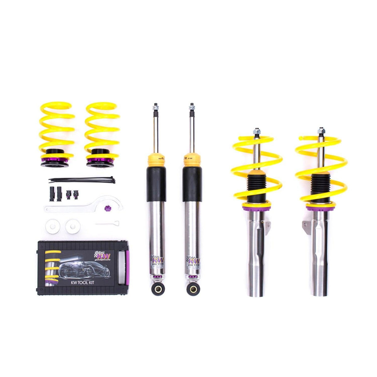 KW V3 INOX-Line coilovers for Audi RS3 8Y, high-performance suspension coilovers with durable stainless steel construction.