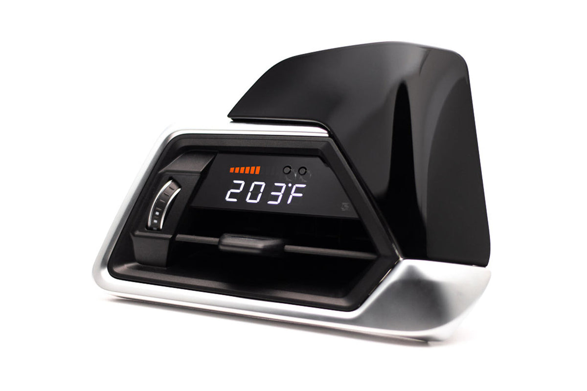 BMW 2 Series G42 2019 V3 OBD2 gauge dial by P3 Gauges, showcasing a sleek digital display and customizable automotive instrument.
