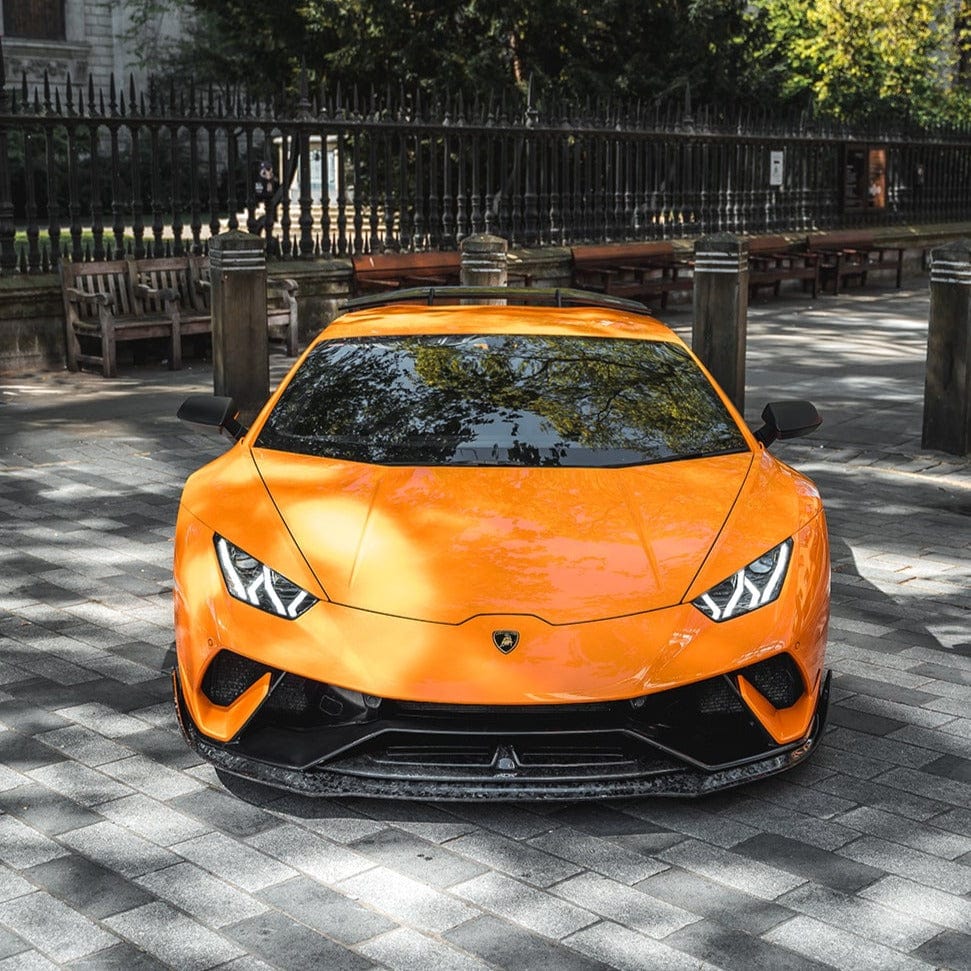 Lamborghini Huracan Performante full kit by CT Design, featuring carbon fiber body components and aerodynamic enhancements.