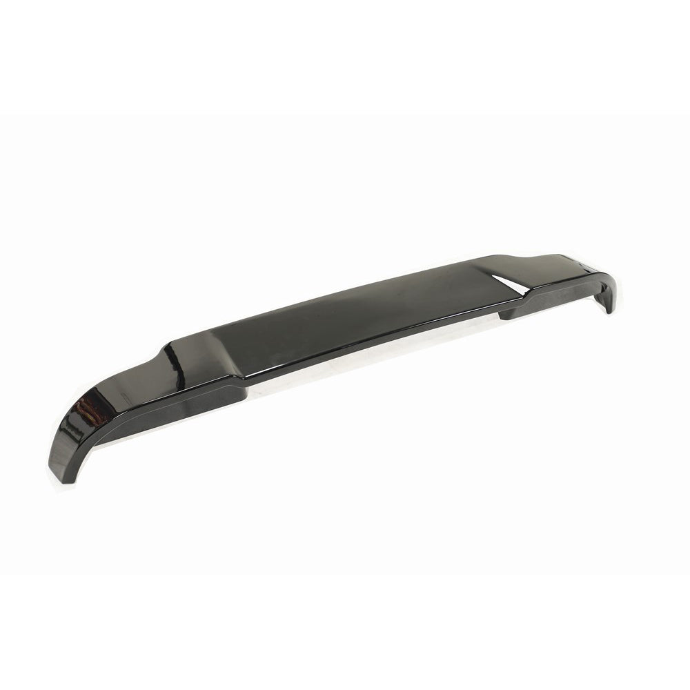 Gloss black spoiler for Land Rover Defender L663 90/110/130 by CT Carbon, rear aerodynamic accessory with sleek finish.