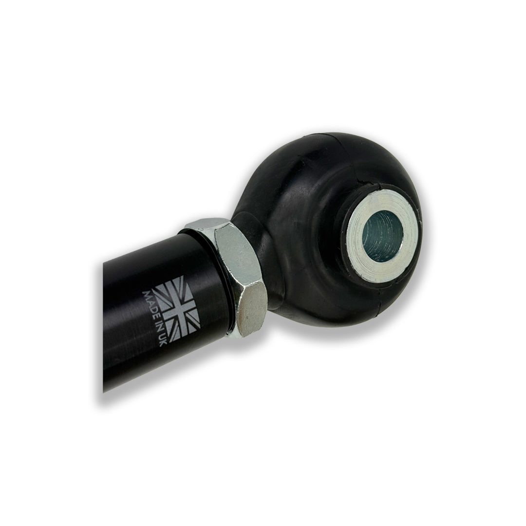 M18 rod end rubber boot for spherical bearings, designed for suspension and alignment applications by XC3 Engineering.