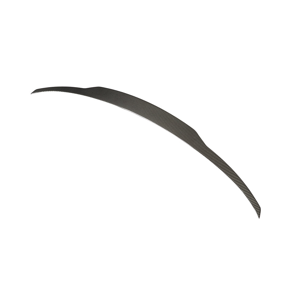 CT Carbon carbon fibre middle spoiler for BMW X5 F15/X5M F85 2014-2018, showing sleek aerodynamic design on the vehicle.
