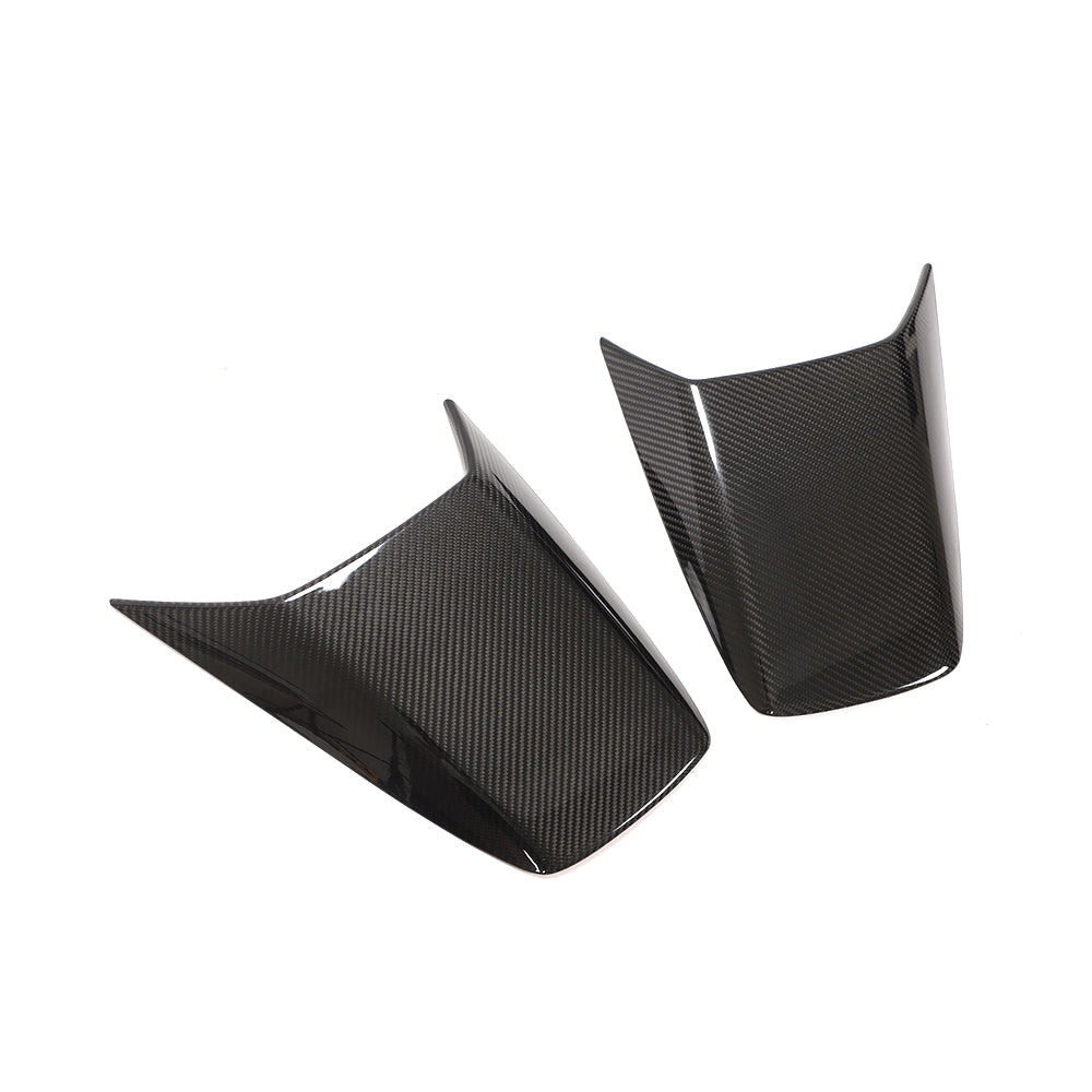 Carbon fibre rear scoop covers for Porsche 911 991.2 GT3 2017-2021 by CT Carbon, showcasing sleek, lightweight accessory details.