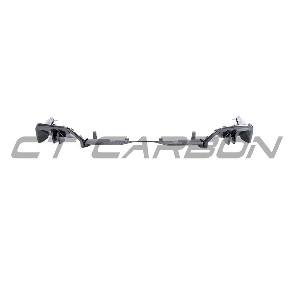 BMW G60 5 Series and I5 full carbon fiber kit by CT Carbon, showing detailed carbon fiber panels and components.