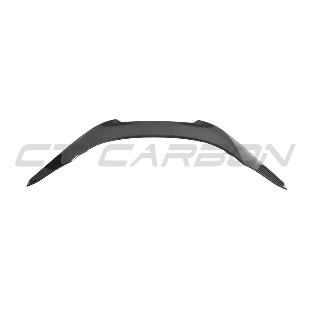 Toyota Supra 2019+ A90 CT Carbon full carbon fiber kit installed on the car, showing sleek, lightweight carbon fiber details.