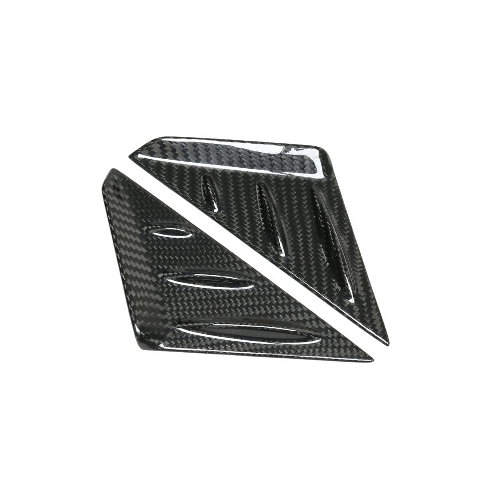 CT Carbon Porsche 911 & Cayman carbon fiber A pillar trim, sleek automotive accessories for enhanced interior style.