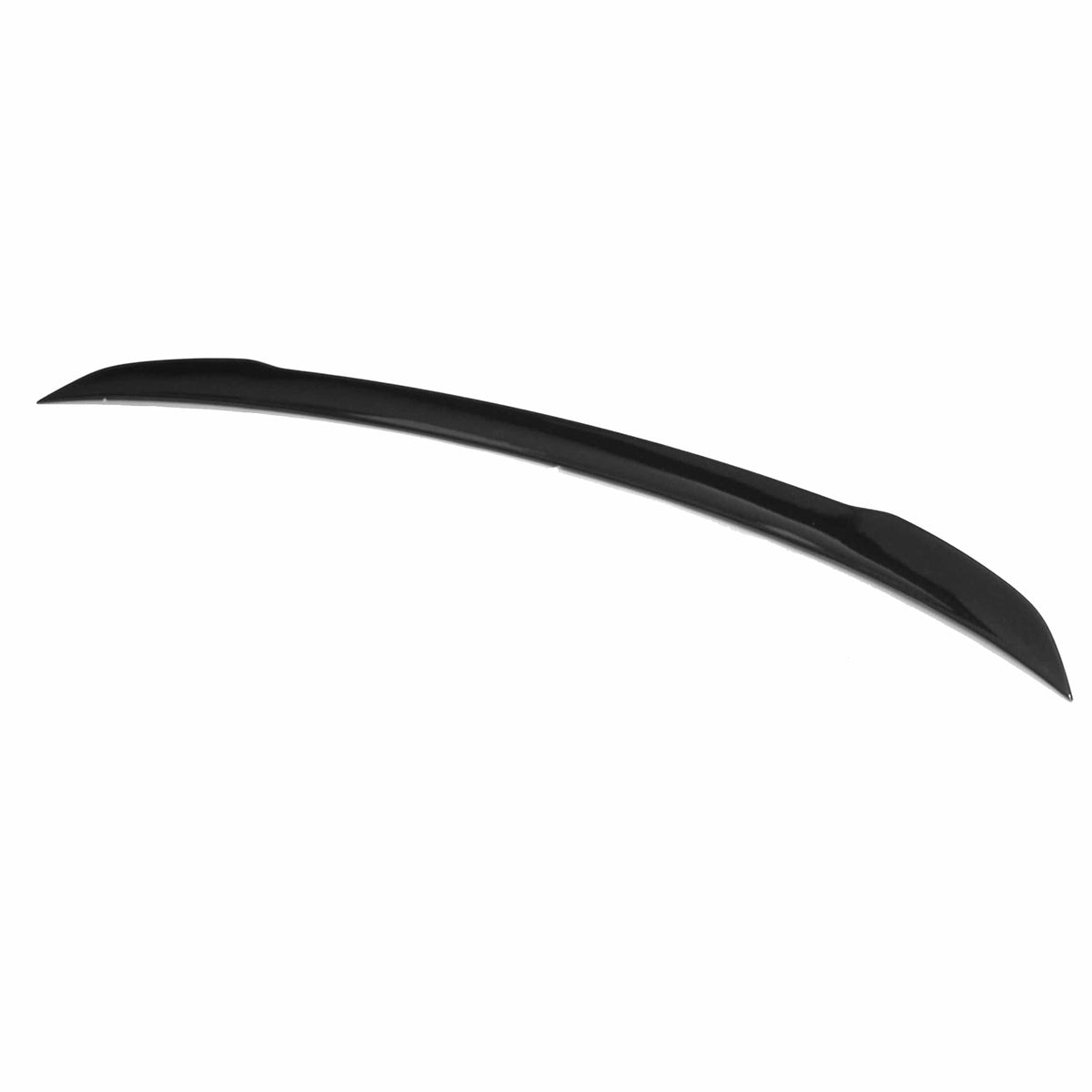Mercedes A-Class V177 saloon gloss black spoiler by CT Carbon, showcasing the sleek aerodynamic car accessory.