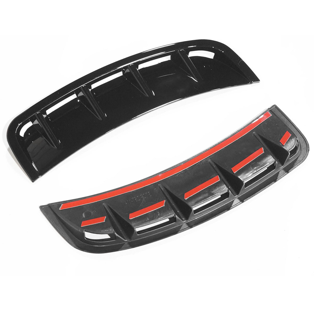 Mercedes A-Class W177 2018-2022 CT Carbon gloss black front bumper vents accessory showing close-up of vent details