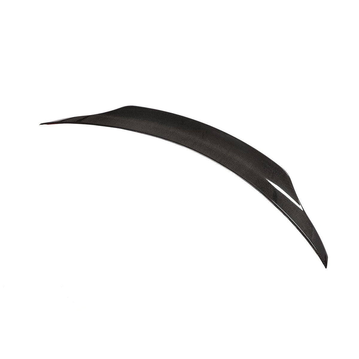 Mercedes C63/C Class W205 convertible carbon spoiler by CT Carbon, V1, featuring sleek design and high-quality carbon fiber finish.