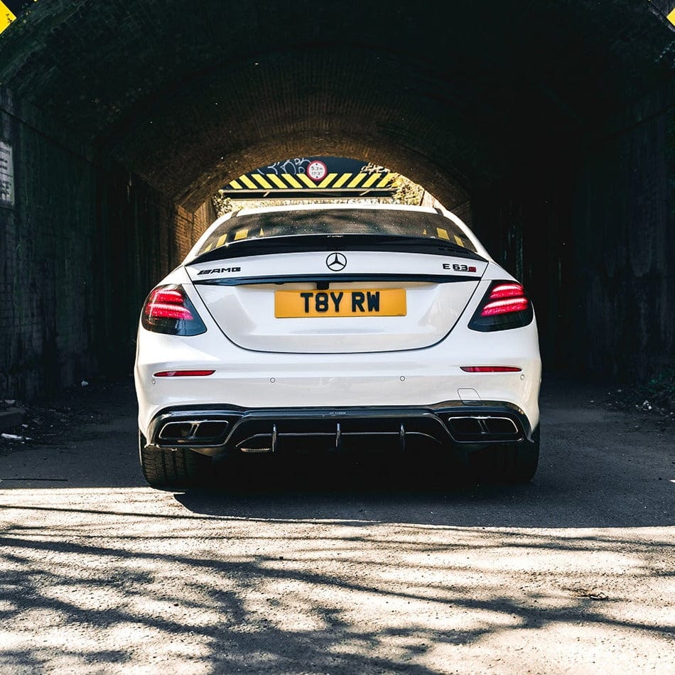 Mercedes E63 W213 2018-2020 CT Carbon full car carbon fibre kit, including various custom carbon fibre components for the vehicle.