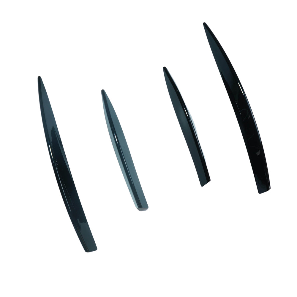 Mercedes V177 W177 2023+ A-Class CT Carbon gloss black front lower grill trim accessory, with a sleek, shiny finish.