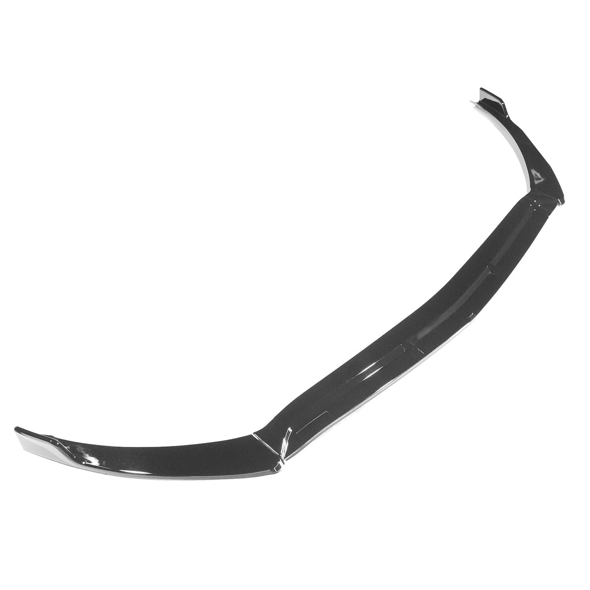 Mercedes W118 CLA B Style gloss black splitter by CT Carbon, showing the sleek aerodynamic front splitter design.