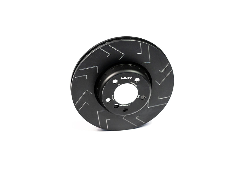MMX Performance front brake discs for BMW F2x and F3x models, high-performance rotors designed for fast road driving.