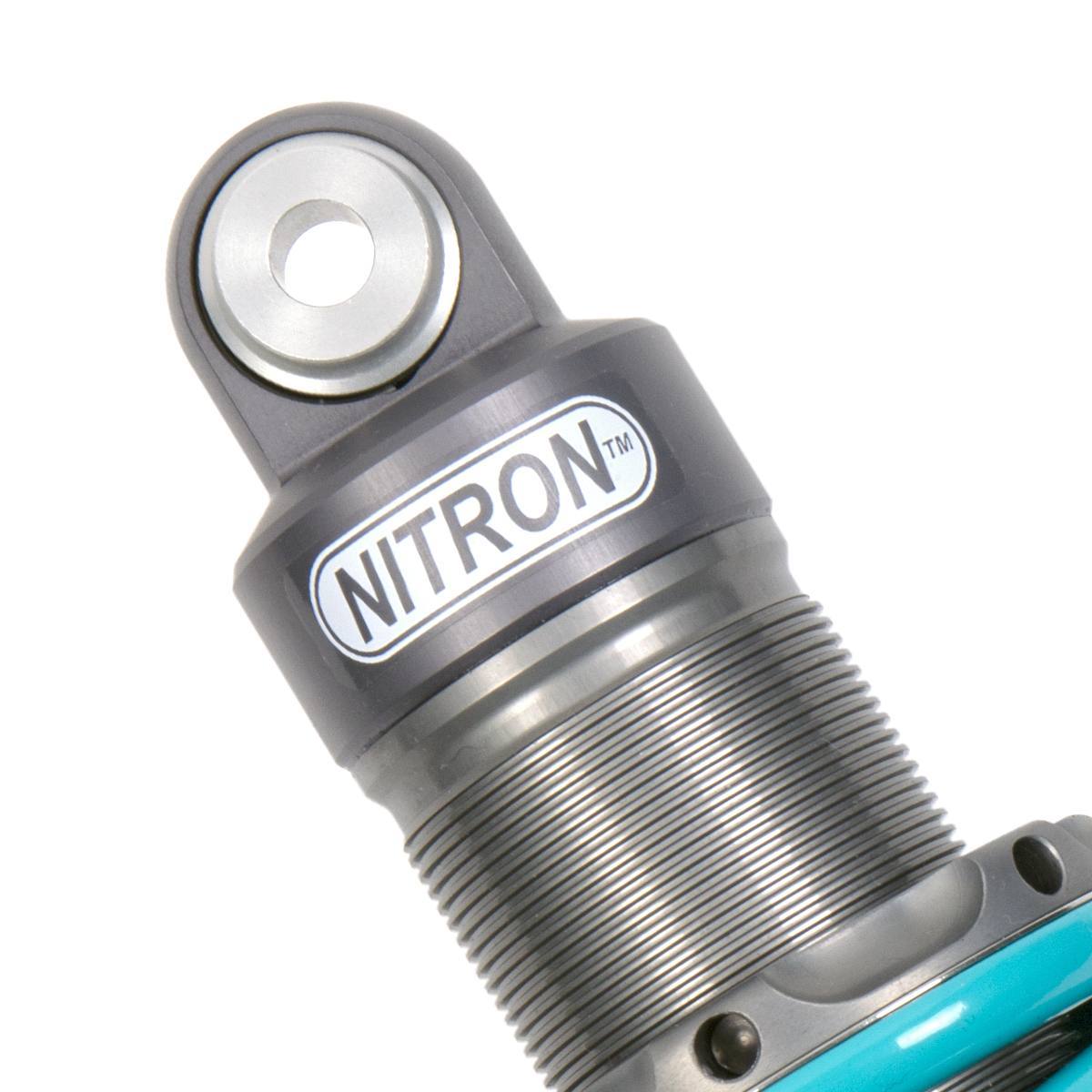 Nitron Racing Audi R8 Gen 2 suspension coilover with top cap, part of the NTR R1 Racing suspension kit for improved handling.
