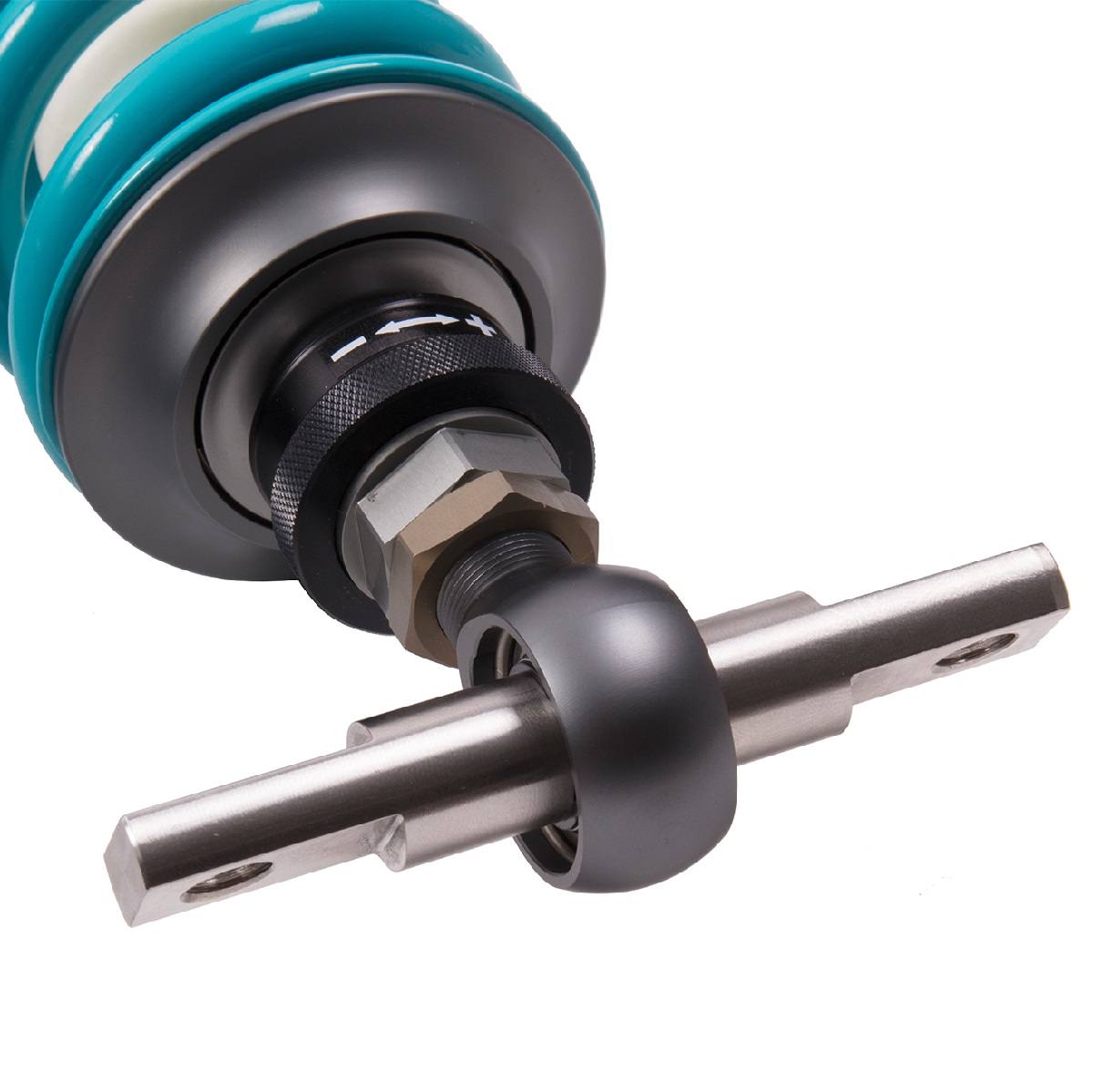 Nitron Racing BMW E90 rear lower suspension coilover for E81/E82/E87 models, part of NTR R1 suspension kit.
