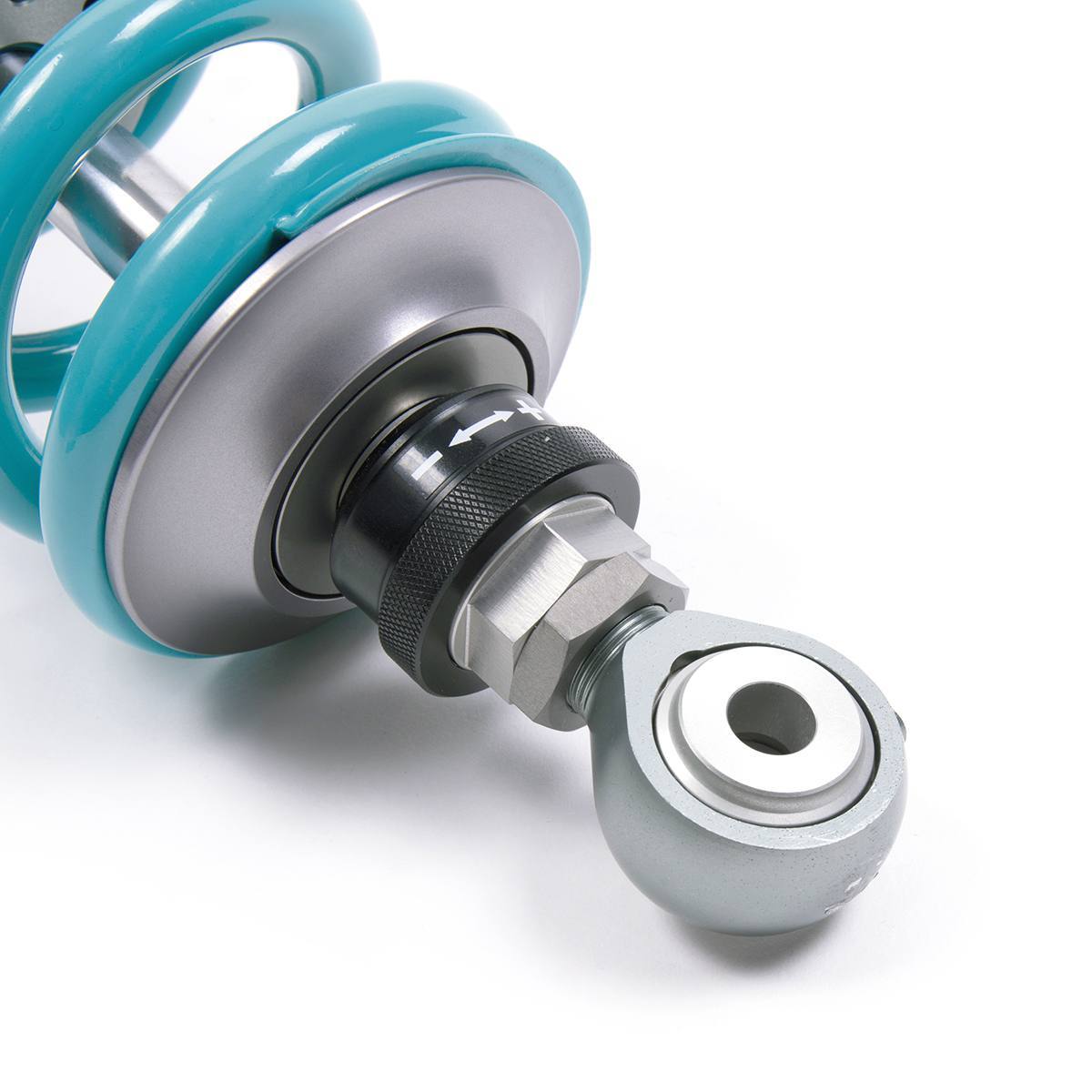 Nitron Racing BMW E30 M3 suspension coilover with adjustable bottom eye, designed for race performance and handling.