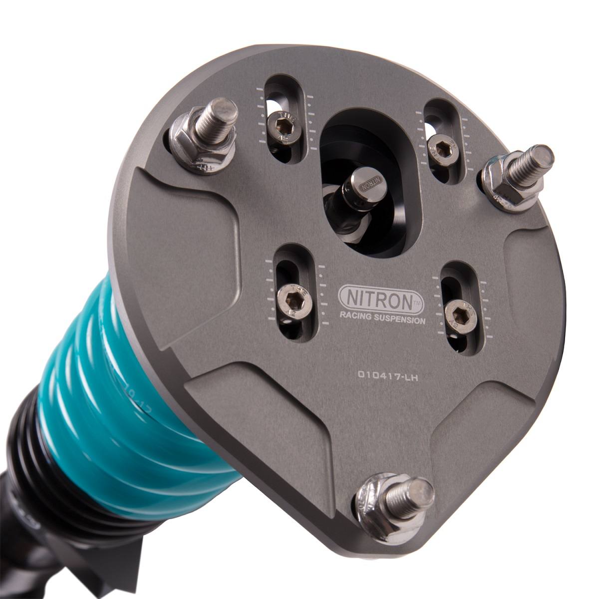 Nitron Racing BMW E30 M3 suspension coilovers with top mount, designed for improved handling and ride quality.