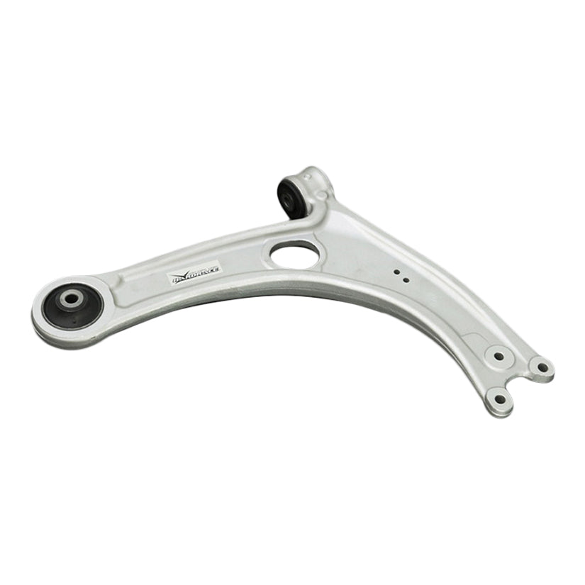Hardrace Q1067 control arm for Audi TT MK3 8S, showing the black metal suspension component with mounting points and bushings.