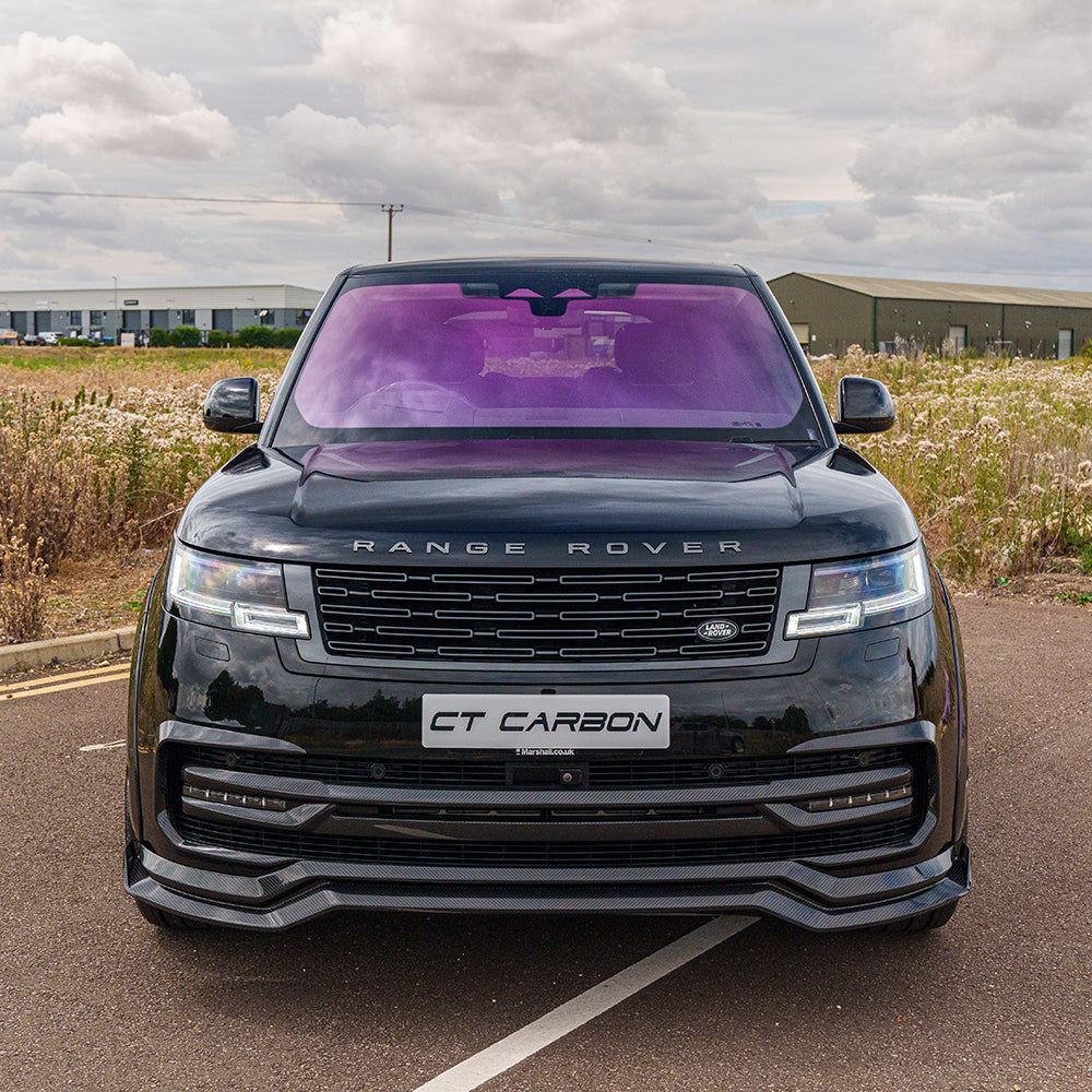 Range Rover L460 (SWB) 2022+ CT Carbon full carbon fibre kit, featuring sleek carbon fiber components on a luxury SUV.