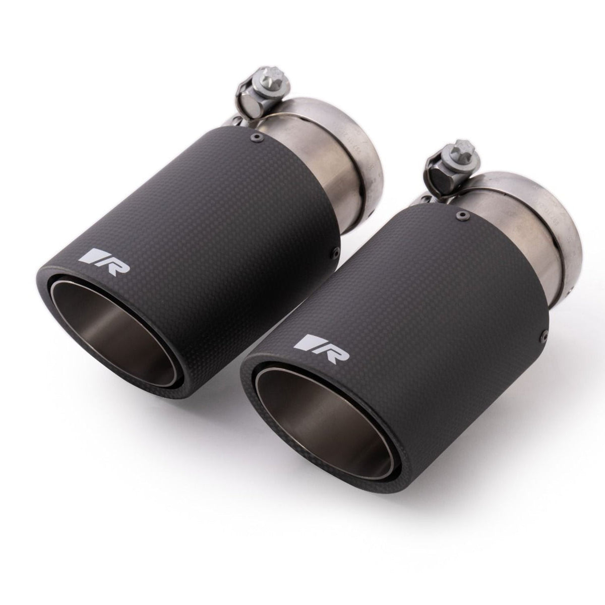 Remus axle-back rear silencer for BMW 340i/440i LCI, non-GPF vehicles, showing the exhaust system and polished finish.