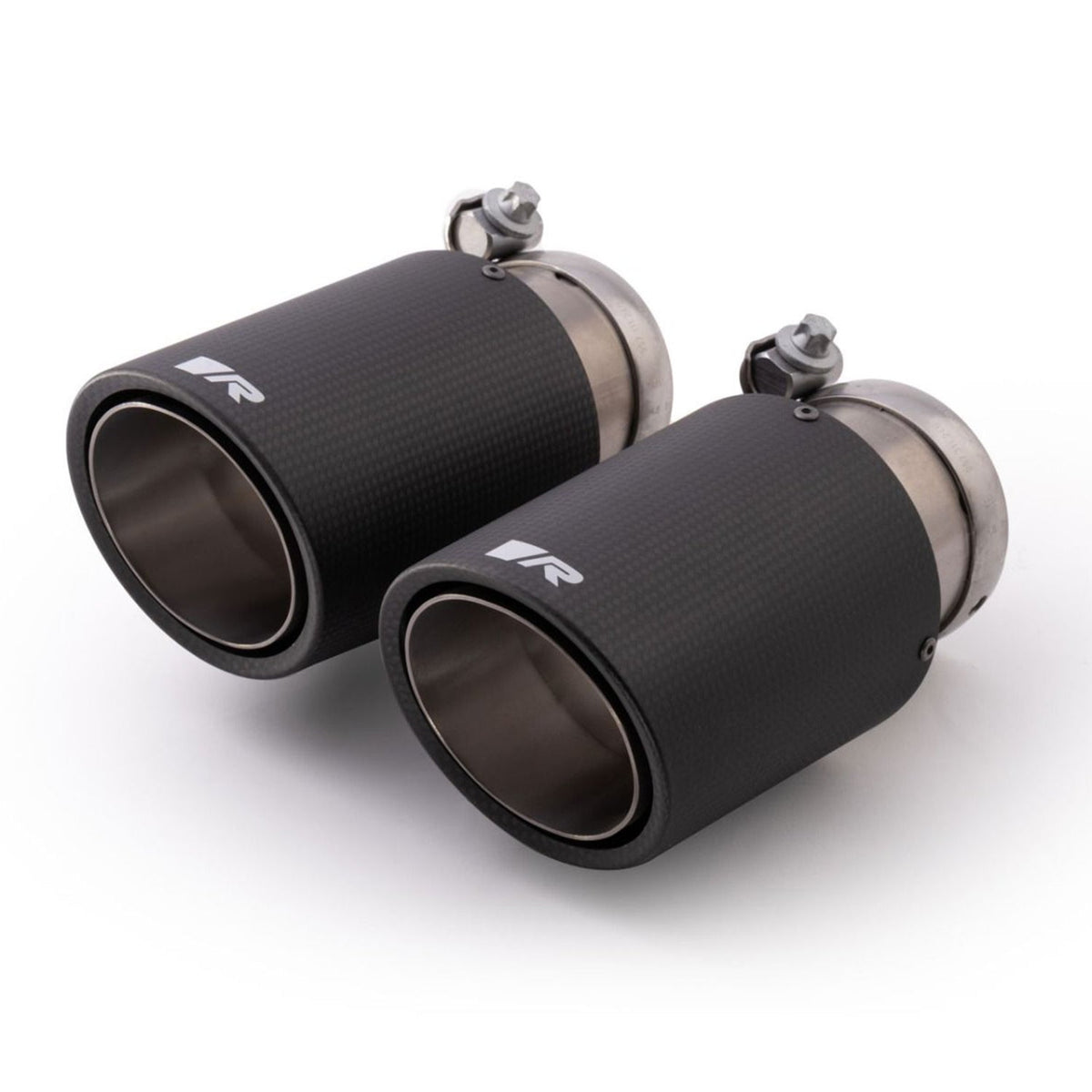 Remus BMW M3 axle-back rear silencer exhaust system for E90, E92, E93 models, showing the polished exhaust tip and pipe layout.