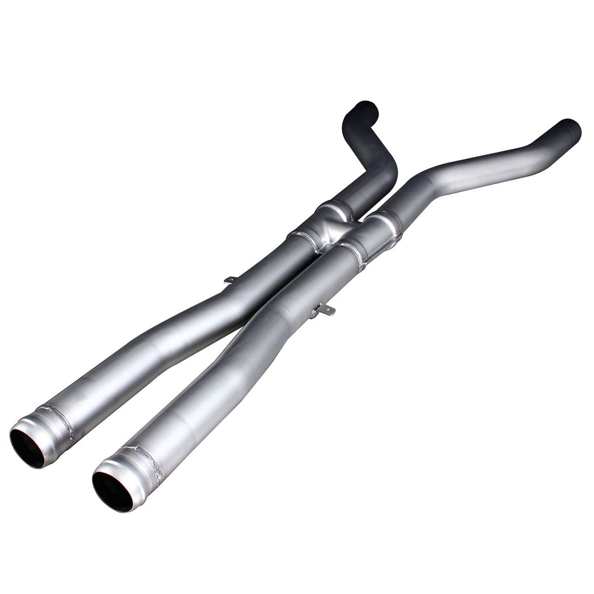 Remus BMW M3 axle-back rear silencer exhaust system for E90, E92, and E93 models, shown installed on the vehicle.