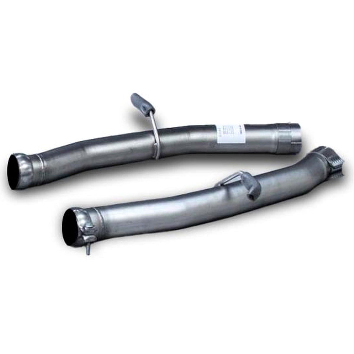 Remus BMW X3M/X4M axle-back rear silencer exhaust system installed on F97/F98 models, showcasing the polished exhaust tips.